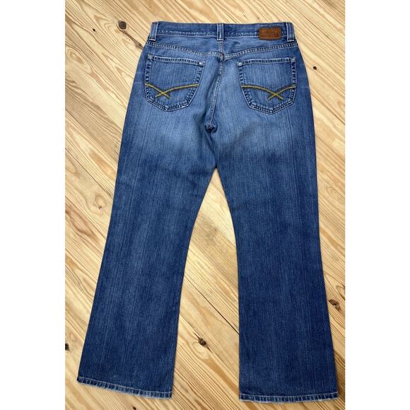 Vintage Y2K Distressed Buckle BKE 67 Luke Bootcut Jeans Mens 33x30 Made In USA - Picture 2 of 7